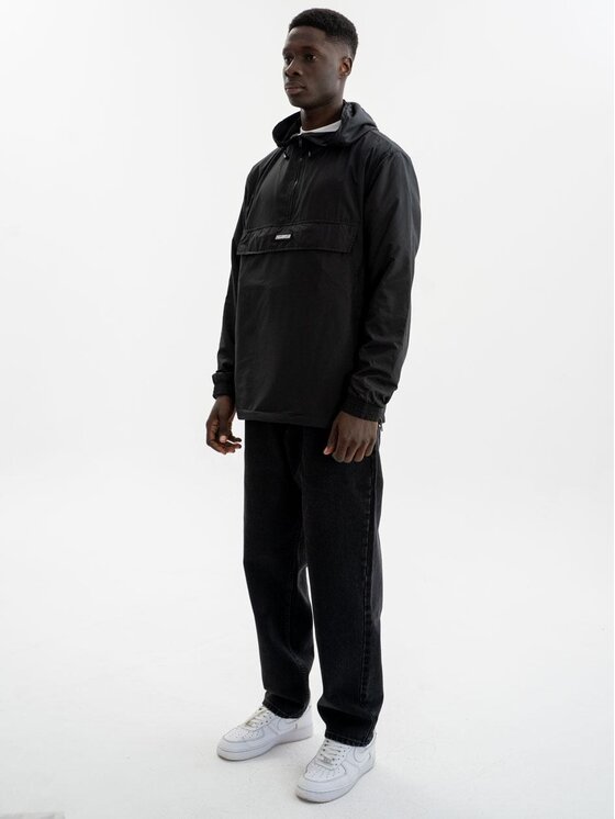 Jigga Wear Jigga Wear Kurtka przejściowa Kurtka Kangurka Męska Czarna Jigga Wear Stripe Name Kangaroo L Czarny Regular Fit