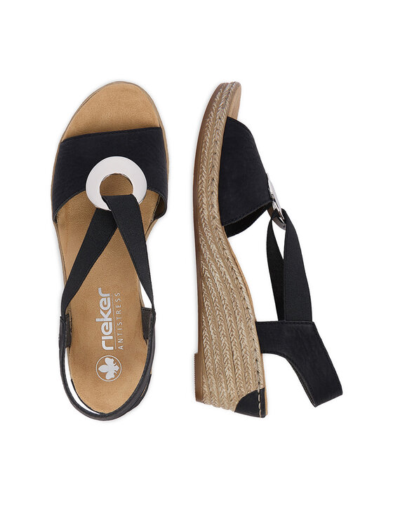 Rieker Rieker Sandale CEO-624H6-00 Negru