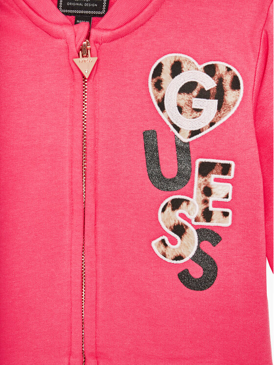 Guess Guess Μπλούζα K4BQ04 KAX73 Ροζ Regular Fit