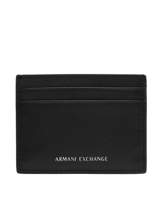 Armani Exchange Armani Exchange Kaarditasku ja võtmehoidja komplekt XM002217 AF22541 UC001 Must