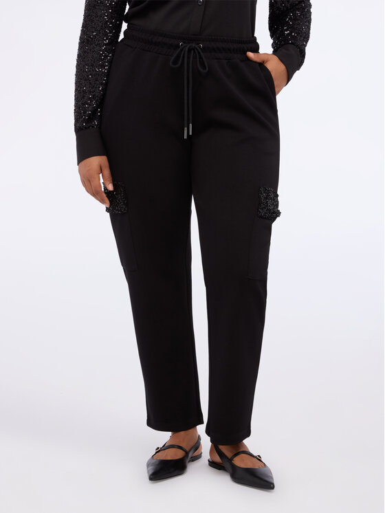 Fiorella Rubino Fiorella Rubino Pantaloni di tessuto P807L002318N033 Nero Regular Fit