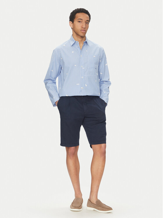 Paul&Shark Paul&Shark Srajca 25413240 Modra Relaxed Fit
