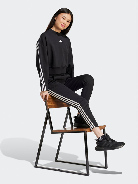 adidas adidas Μπλούζα Future Icons 3-Stripes IP1549 Μαύρο Loose Fit