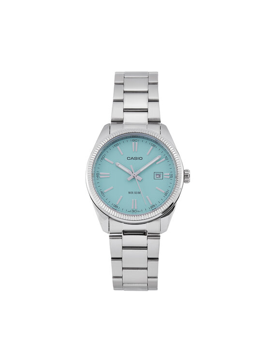 Casio Casio Zegarek MTP-1302PD-2A2VEF Srebrny