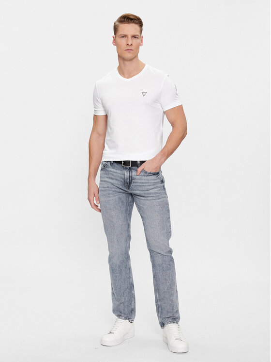 Guess Guess 2er-Set T-Shirts Caleb U97G03 KCD31 Weiß Regular Fit
