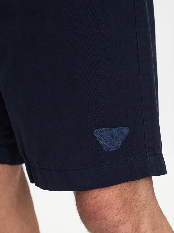 Emporio Armani Underwear Emporio Armani Underwear Bavlnené šortky 211824 3R471 06935 Tmavomodrá Regular Fit