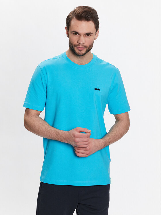 Boss Majica 50475828 Modra Regular Fit