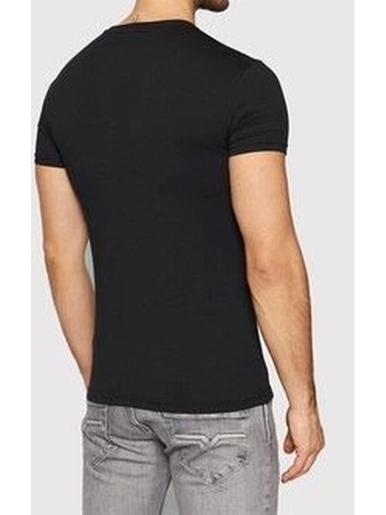 Emporio Armani Emporio Armani T-Shirt 111035 1A729 00020 Černá Slim Fit