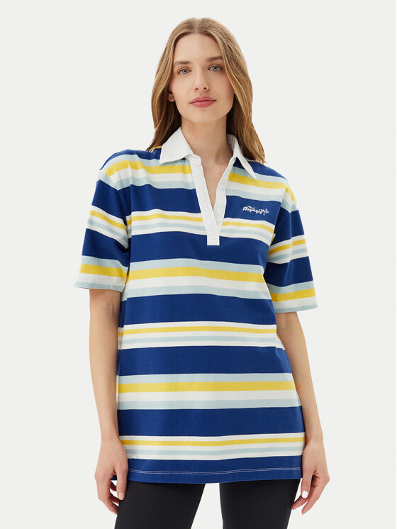 Damskie Polo Napapijri, Rozmiar XL, Niebieskie, E-Ete NP0A4ILK