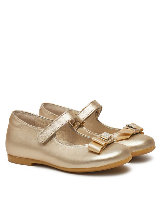 Tommy Hilfiger Tommy Hilfiger Baleriny Ballerina T1A3-33927-0220 S Złoty