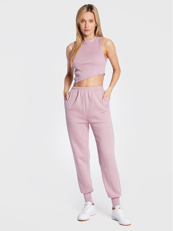 Reebok Reebok Marškinėliai Classics HK4929 Rožinė Slim Fit