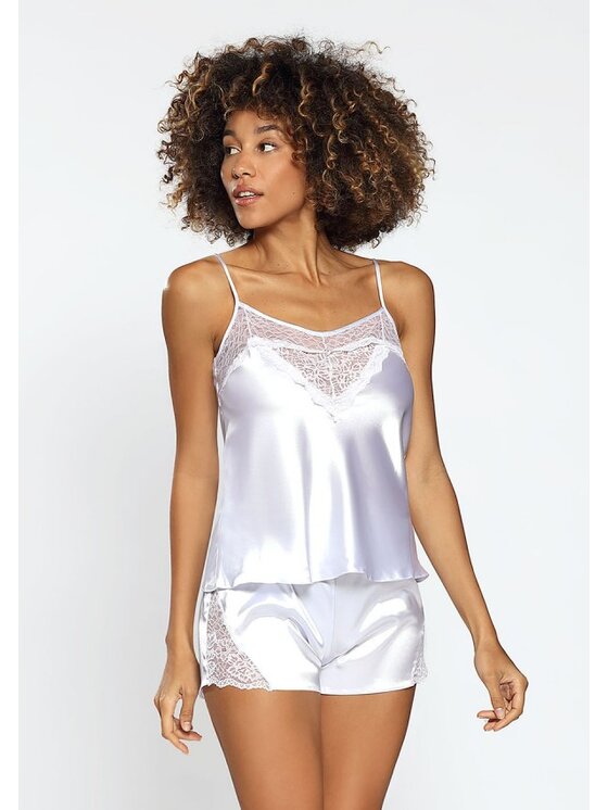 DKaren Lingerie DKaren Lingerie Komplet bielizny Doreen Biały Classic Fit
