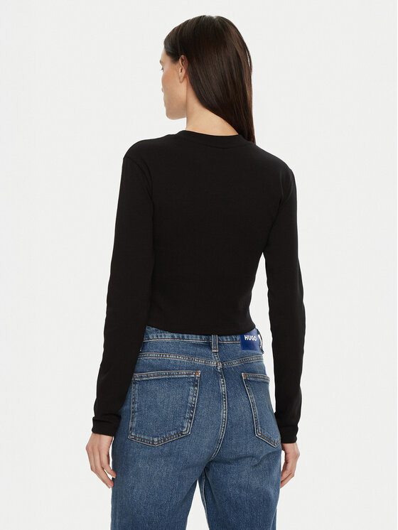HUGO HUGO Bluse Della 50537288 Schwarz Slim Fit