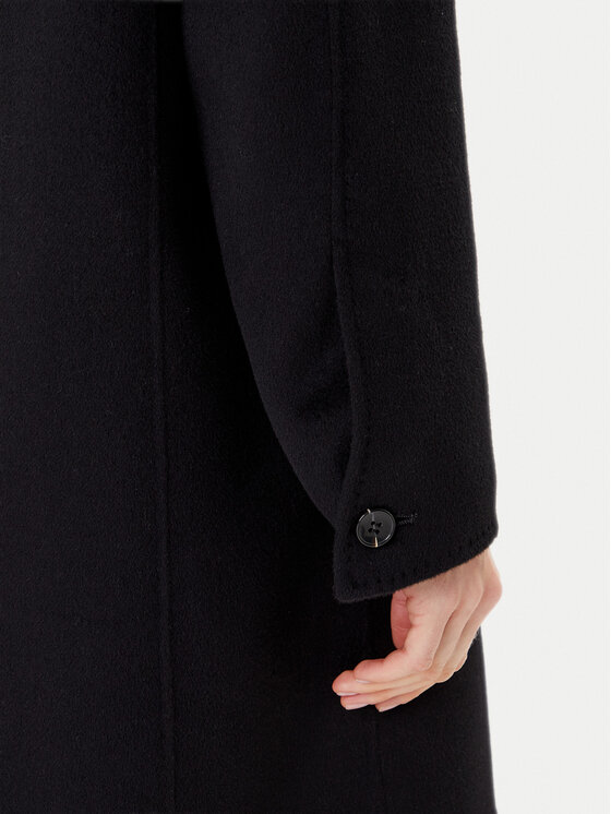 Marella Marella Wollmantel Good 2523016031 Schwarz Regular Fit