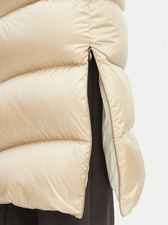 Hetregó Hetregó Pūkinė striukė Karen 8R605 26WD02 Smėlio Relaxed Fit