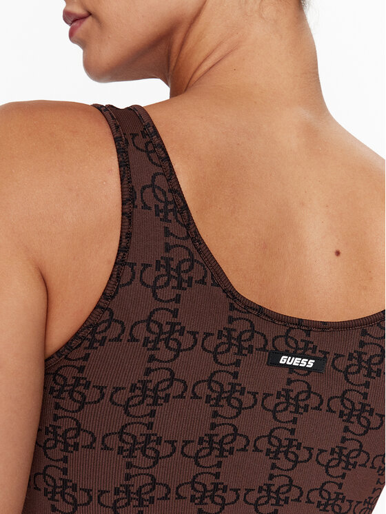 Guess Guess Top V3BP06 ZZ04N Marrone Slim Fit