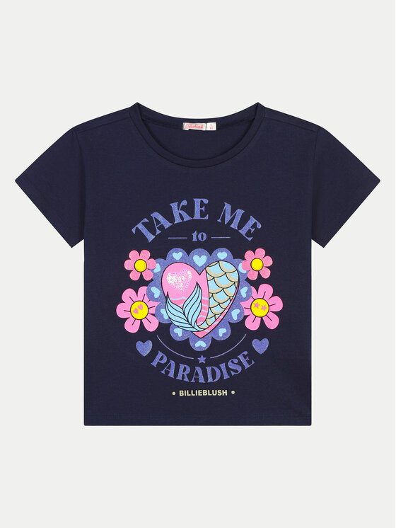 Billieblush Billieblush Tričko U20647 Tmavomodrá Regular Fit