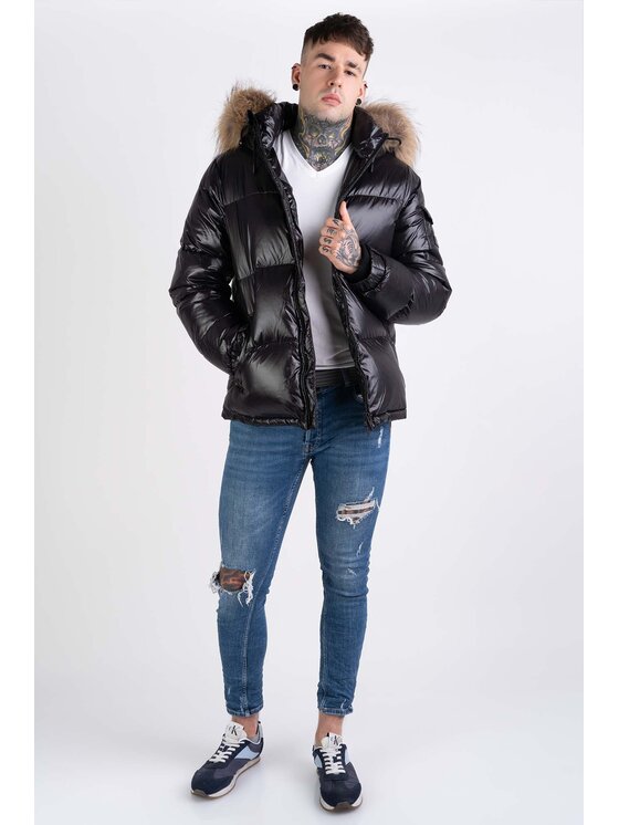 ROCKANDBLUE ROCKANDBLUE Kurtka puchowa Manson Shine Czarny Regular Fit