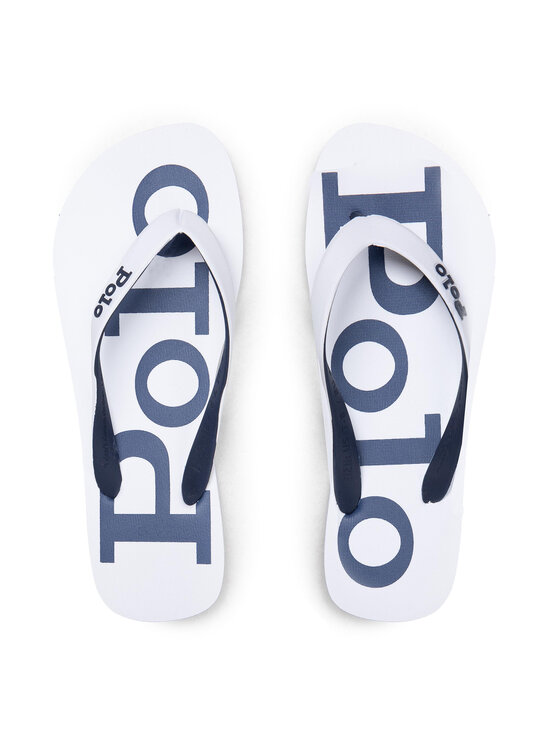 Polo Ralph Lauren Polo Ralph Lauren Šlepetės per pirštą Bolt 816830672002 Balta