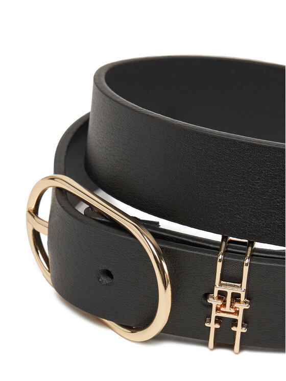 Tommy Hilfiger Tommy Hilfiger Ζώνη Γυναικεία Feminine 2.5 AW0AW17494 Μαύρο