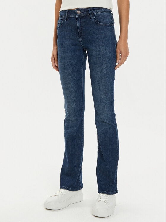 Wrangler Jeans 112356395 Blu scuro Bootcut Fit, taglia : 30_32