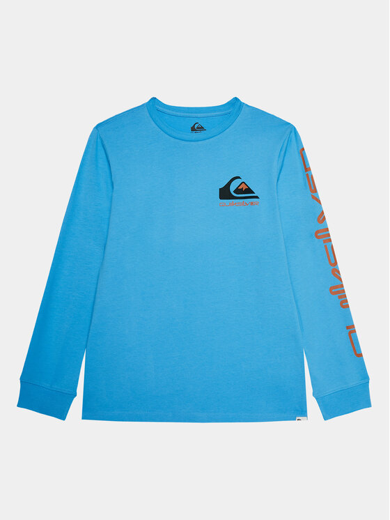 Quiksilver Quiksilver Блузка Omnilogo Tees EQBZT04665 Блакитний Regular Fit
