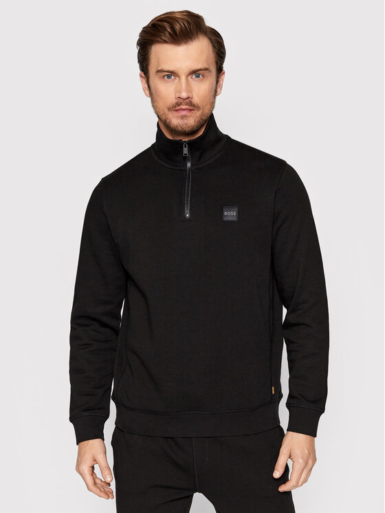 BOSS Boss Pulóver Zetrust 50468926 Fekete Regular Fit