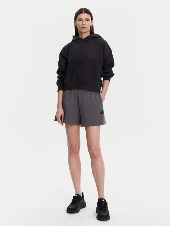 adidas adidas Pantaloni scurți sport Future Icons Small Logo JE3998 Gri Loose Fit