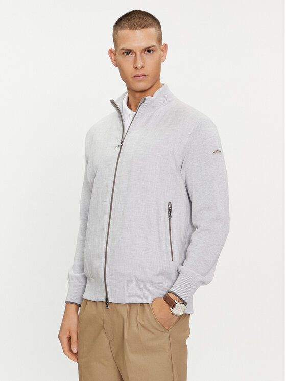 Paul&Shark Paul&Shark Кардиган 24411708 Сірий Regular Fit