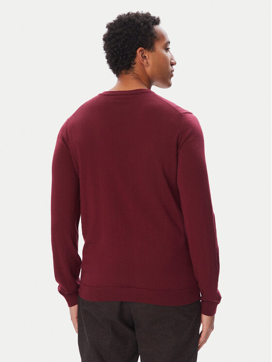 HUGO HUGO Pullover San Vredo-M 50474172 Dunkelrot Slim Fit