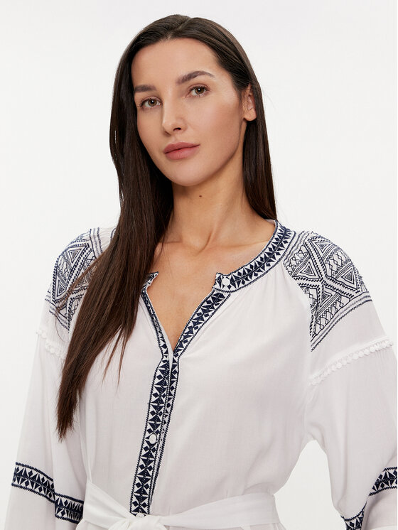Melissa Odabash Melissa Odabash Sukienka letnia Ally Biały Regular Fit