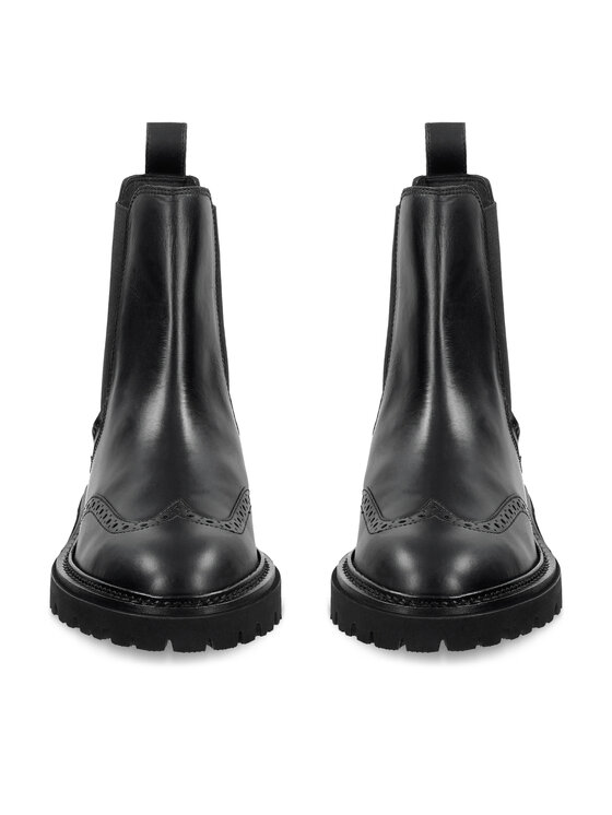 Gant Gant Kotníková obuv s elastickým prvkem 31551119 Černá