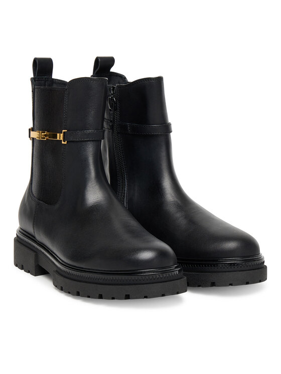 Elisabetta Franchi Elisabetta Franchi Μποτάκια Chelsea Bot F4A5-E0441-1251 S Μαύρο