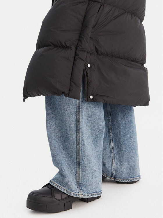 Tommy Hilfiger Tommy Hilfiger Пухено яке Modern WW0WW46536 Черен Regular Fit