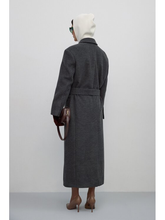 Estro Estro Cappotto ER00117897 Grigio Loose Fit