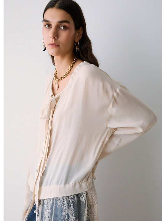 Liu Jo Liu Jo Camicia CF6220T866AX0720 Bianco Regular Fit