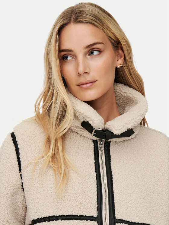 JDY JDY Fellmantel Frosty 15243241 Beige Regular Fit