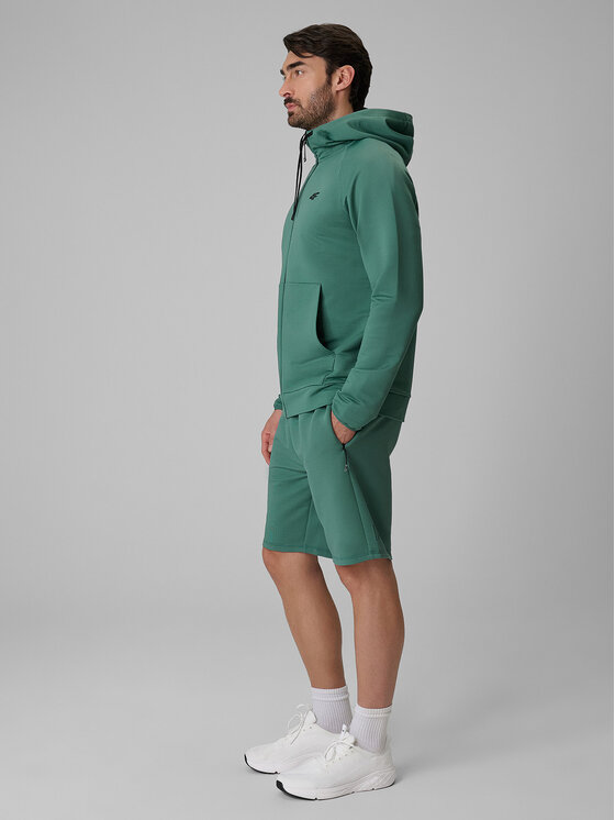 4F 4F Bluza techniczna NO LIMITS Turkusowy Regular Fit