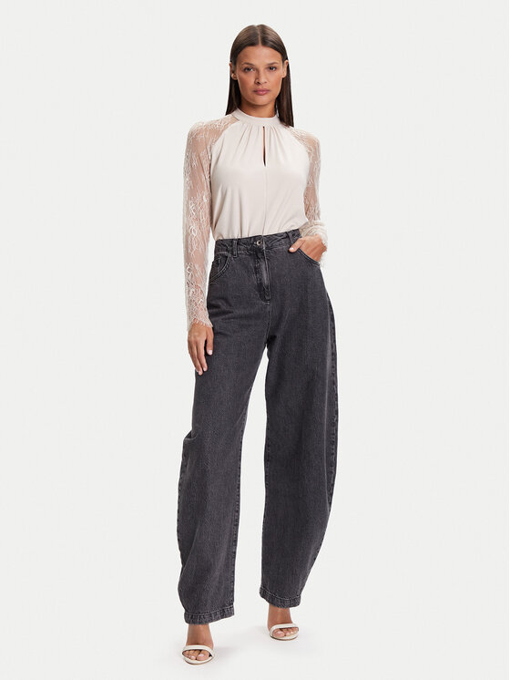 Vero Moda Vero Moda Majica Milla 10334620 Bež Loose Fit