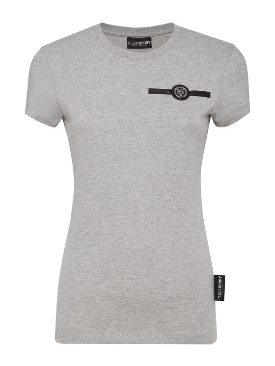 Plein Sport Plein Sport T-shirt 8235 Grigio Skin Tight Fit