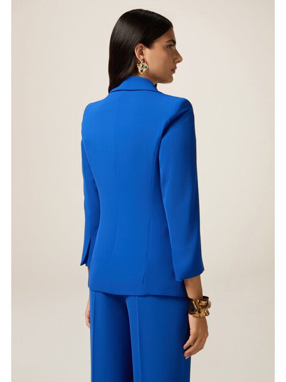 Oltre Oltre Giacca di transizione Q815R004635N024 Blu Slim Fit