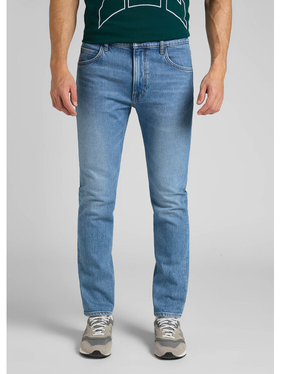 Lee Lee Jeansy RIDER Niebieski Slim Fit