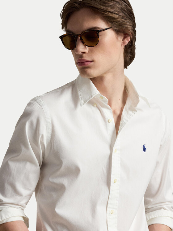 Polo Ralph Lauren Polo Ralph Lauren Πουκάμισο 710B20512003 Λευκό Custom Fit