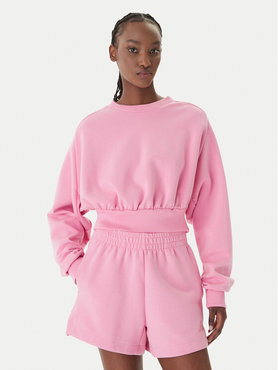 adidas adidas Суитшърт Soft Lux KA7016 Розов Loose Fit