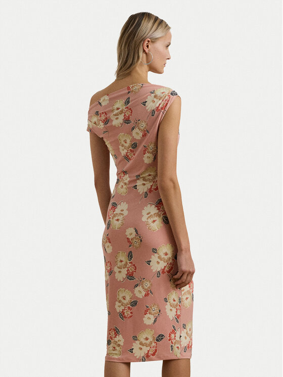 LAUREN RALPH LAUREN LAUREN RALPH LAUREN Cocktail obleka 250964083001 Roza Slim Fit