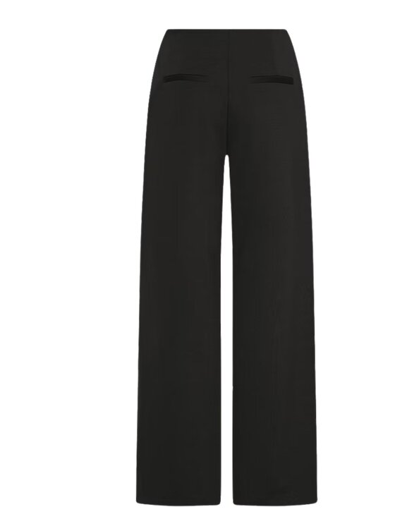 ICHI ICHI Παντελόνι γυναικείο Pantalone ihkate wide pa2 Μαύρο Regular Fit