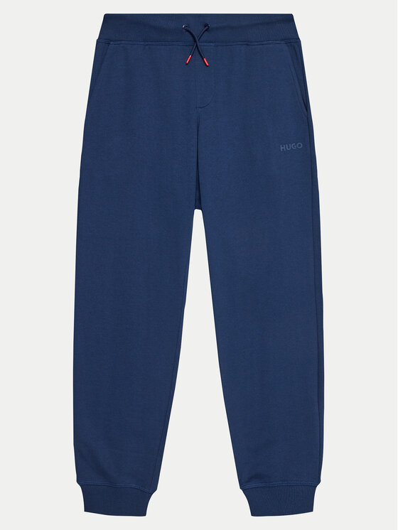 HUGO Hugo Sportinės kelnės G00175 D Mėlyna Regular Fit