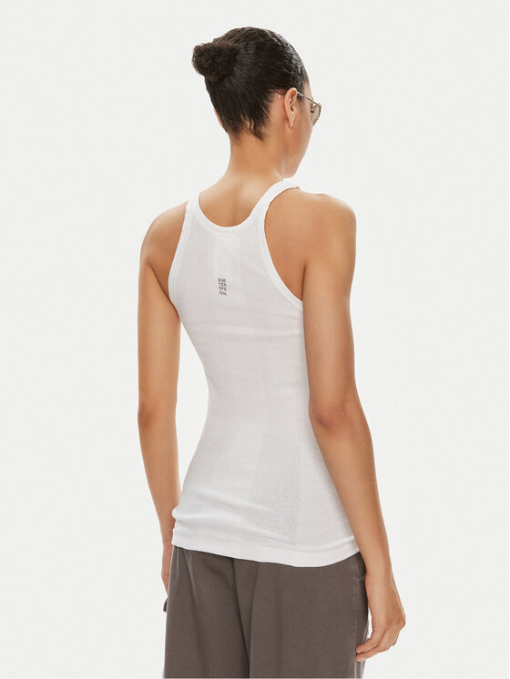 One Teaspoon One Teaspoon Top Bower Bird 23700D Biały Slim Fit