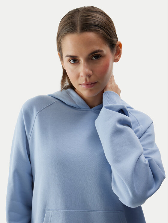 4F 4F Mikina 4FWSS24TSWSF0955 Modrá Regular Fit