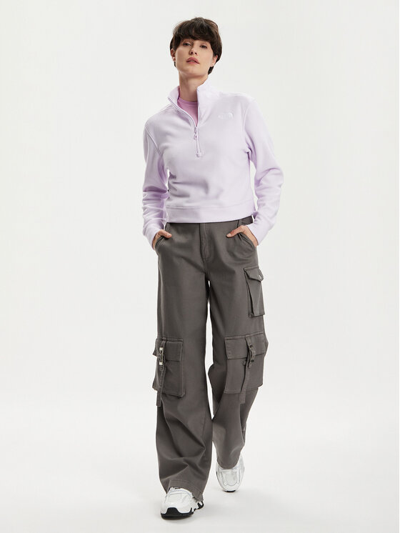The North Face The North Face Fliso džemperis Glacier NF0A855P Violetinė Regular Fit